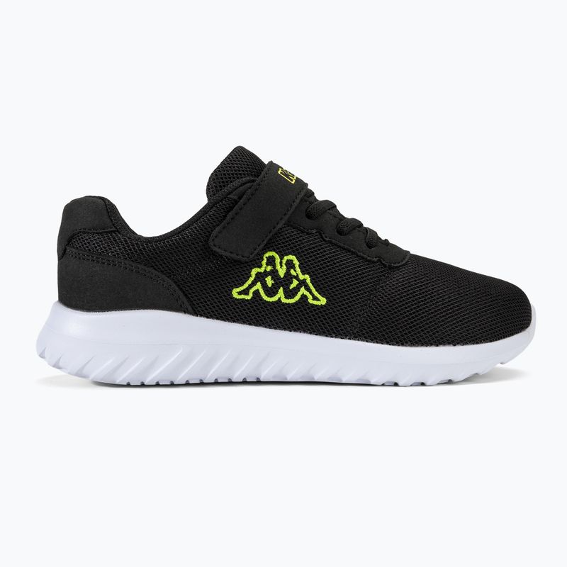 Detská obuv Kappa Tulasa black/lime 2