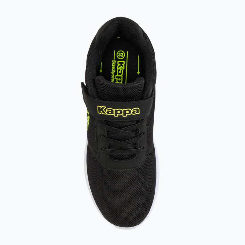 Detská obuv Kappa Tulasa black/lime 5