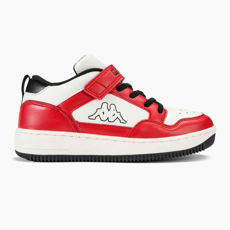 Kappa Alid Low detské topánky white/red 2