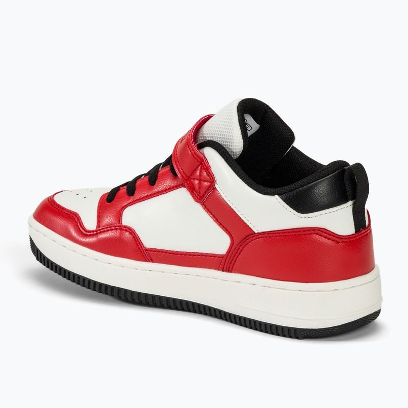 Kappa Alid Low detské topánky white/red 3