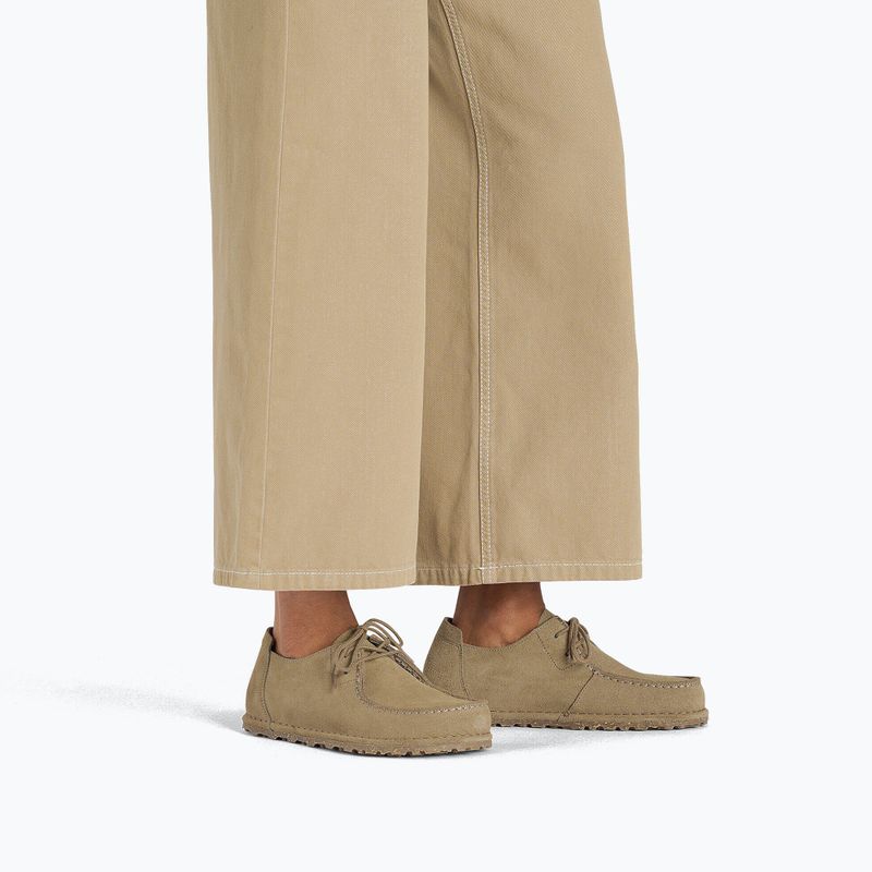 Topánky BIRKENSTOCK Utti Lace Suede Leather Regular sivá taupe 8