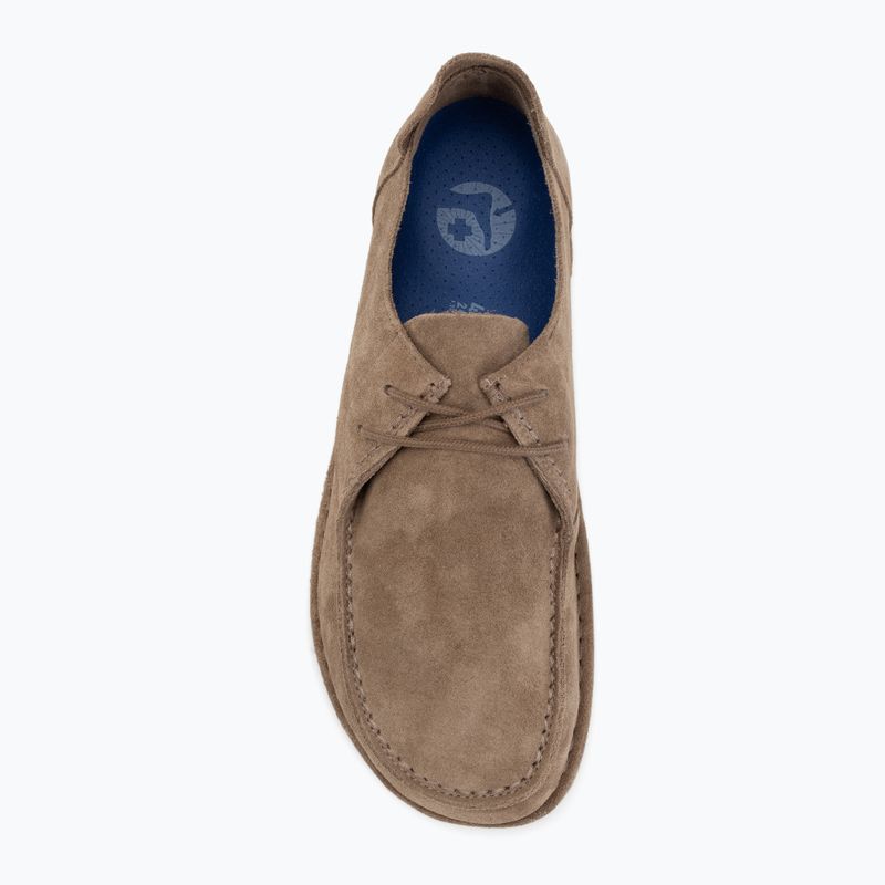 Topánky BIRKENSTOCK Utti Lace Suede Leather Regular sivá taupe 5