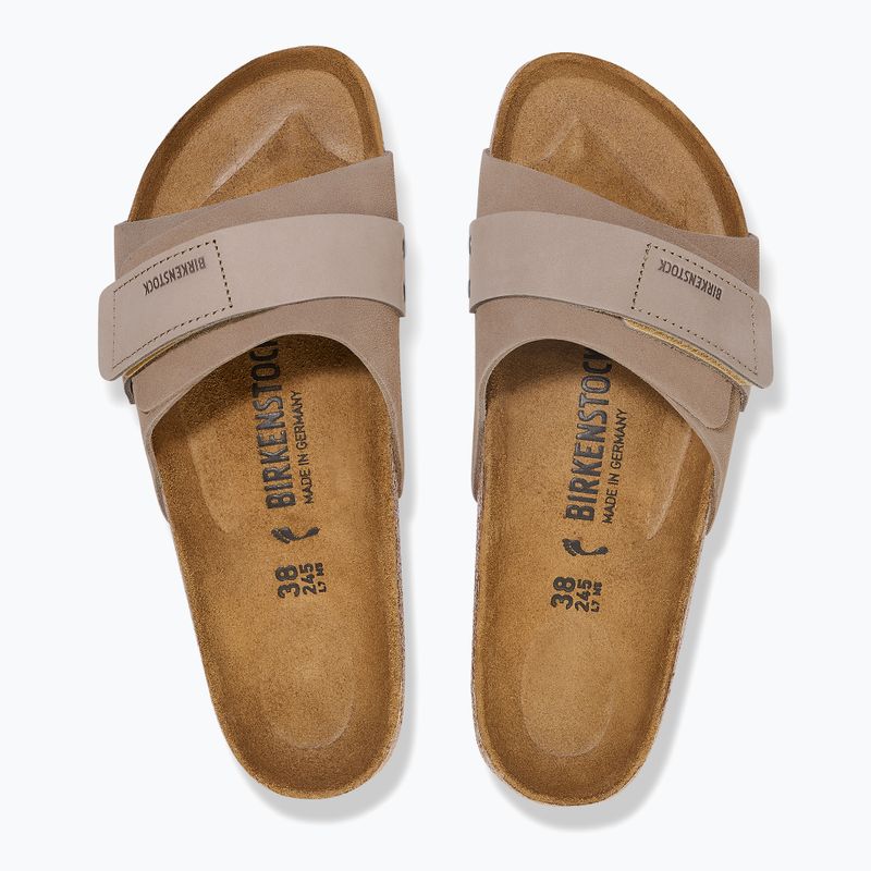 Dámske nazúvaky BIRKENSTOCK Oita W LENB/LEVE Narrow taupe 10