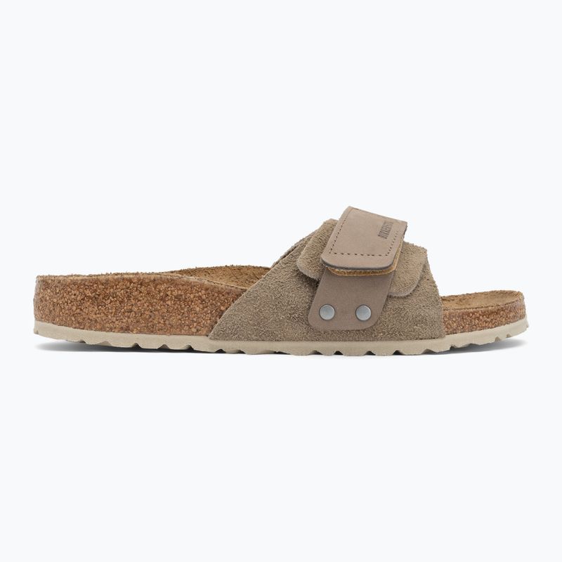 Dámske nazúvaky BIRKENSTOCK Oita W LENB/LEVE Narrow taupe 2