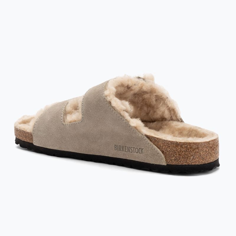 Šľapky BIRKENSTOCK Arizona Shearling SL Regular taupe 3