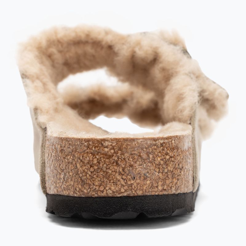 Šľapky BIRKENSTOCK Arizona Shearling SL Regular taupe 6