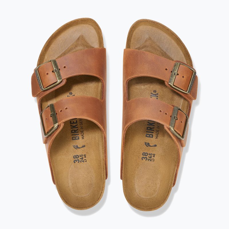 Šľapky BIRKENSTOCK Arizona LEOI Narrow cognac 10