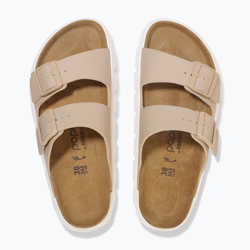 Dámske šľapky BIRKENSTOCK Arizona Chunky Birko-Flor sandcastle 3