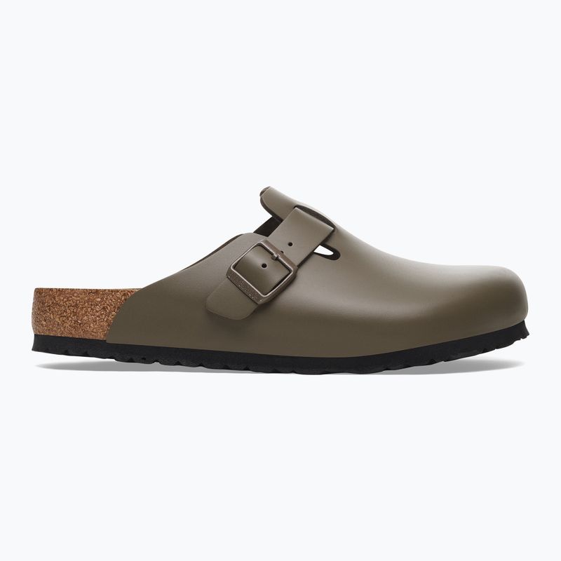 Nazúvaky BIRKENSTOCK Boston NL Narrow smooth leather concrete gray 2