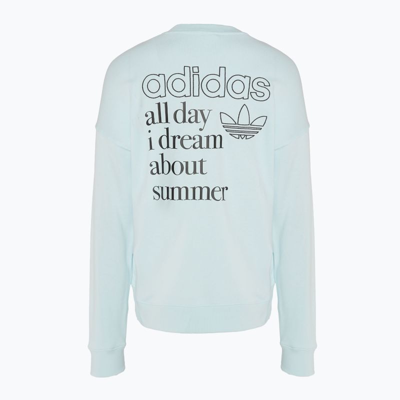 Dámska mikina adidas Graphic takmer modrá 2