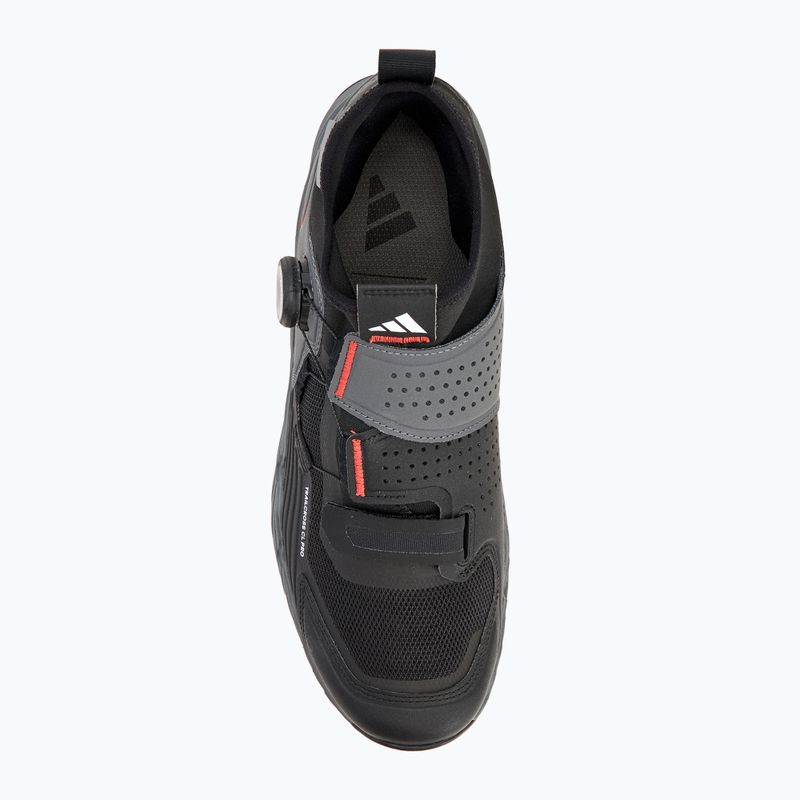Pánska MTB cyklistická obuv adidas FIVE TEN Trailcross Pro Clip-In grey five / core black / red 5