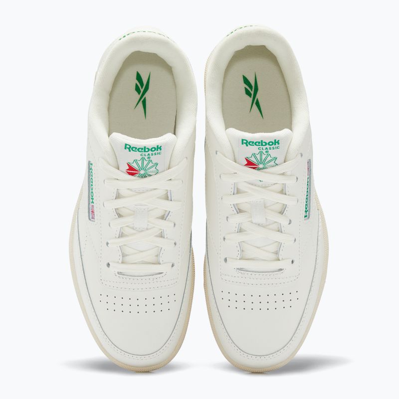 Detská obuv Reebok Club C chalk/chalk/glegrn 5