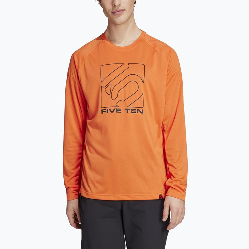 Cyklistický dres s dlhým rukávom adidas FIVE TEN semi impact orange 4