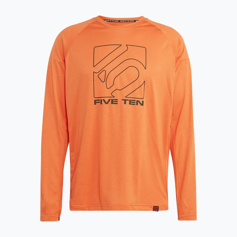 Cyklistický dres s dlhým rukávom adidas FIVE TEN semi impact orange 7