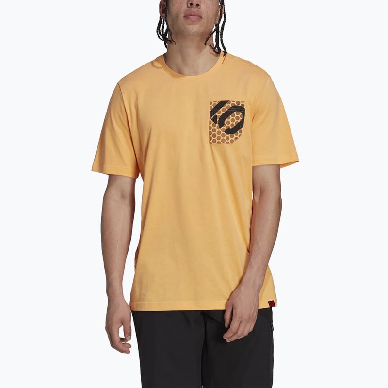 Pánske tričko adidas FIVE TEN Brand Of The Brave Bike Tee hazy orange 4