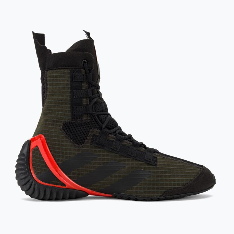 Boxerská obuv adidas Speedex 23 carbon/core black/solar red 2