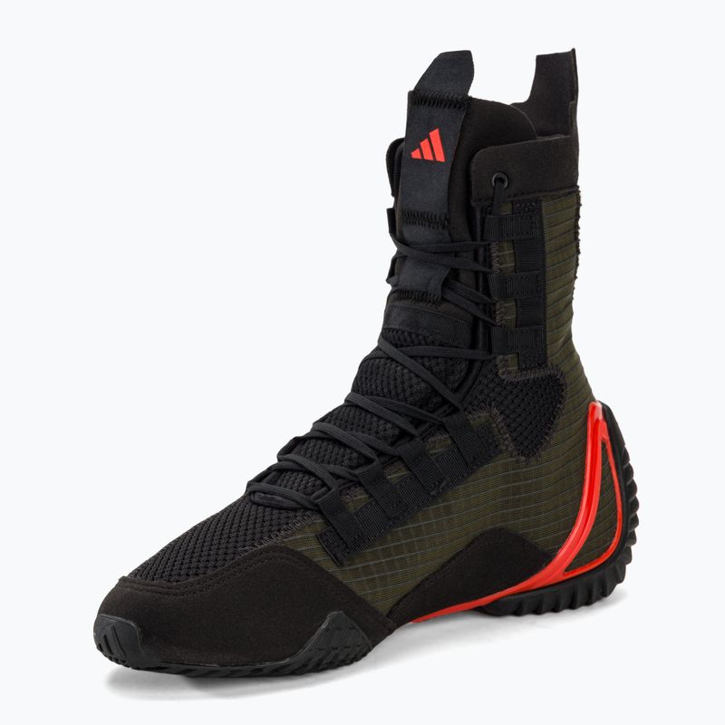 Boxerská obuv adidas Speedex 23 carbon/core black/solar red 7
