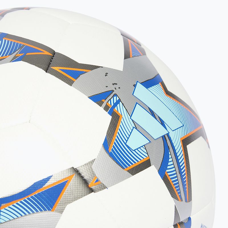 adidas UCL Training football 23/24 white/silver metallic/bright cyan/royal veľkosť 4 4