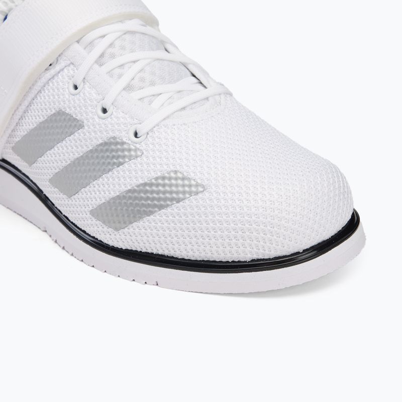 Pánske vzpieračské topánky adidas Powerlift 5 cloud white/ core black/ grey two 7