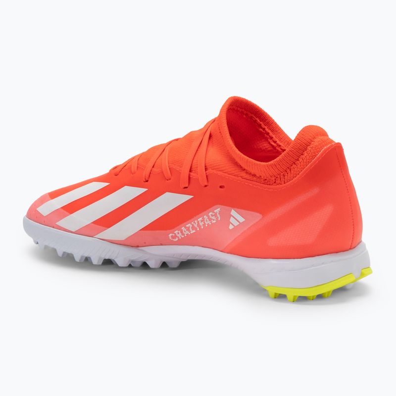 Pánske kopačky adidas X Crazyfast League TF solar red/cloud white/team solar yellow 3