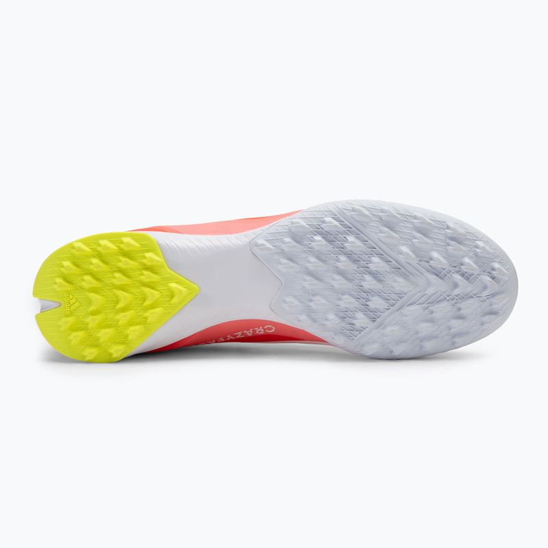 Pánske kopačky adidas X Crazyfast League TF solar red/cloud white/team solar yellow 5