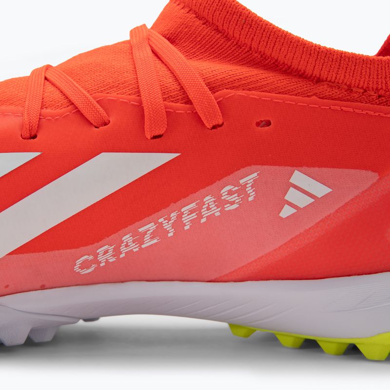 Pánske kopačky adidas X Crazyfast League TF solar red/cloud white/team solar yellow 8