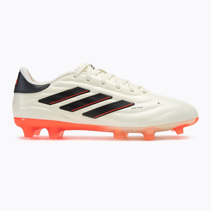 Pánske kopačky adidas Copa Pure II Pro FG slonová kosť/core black/solar red 2