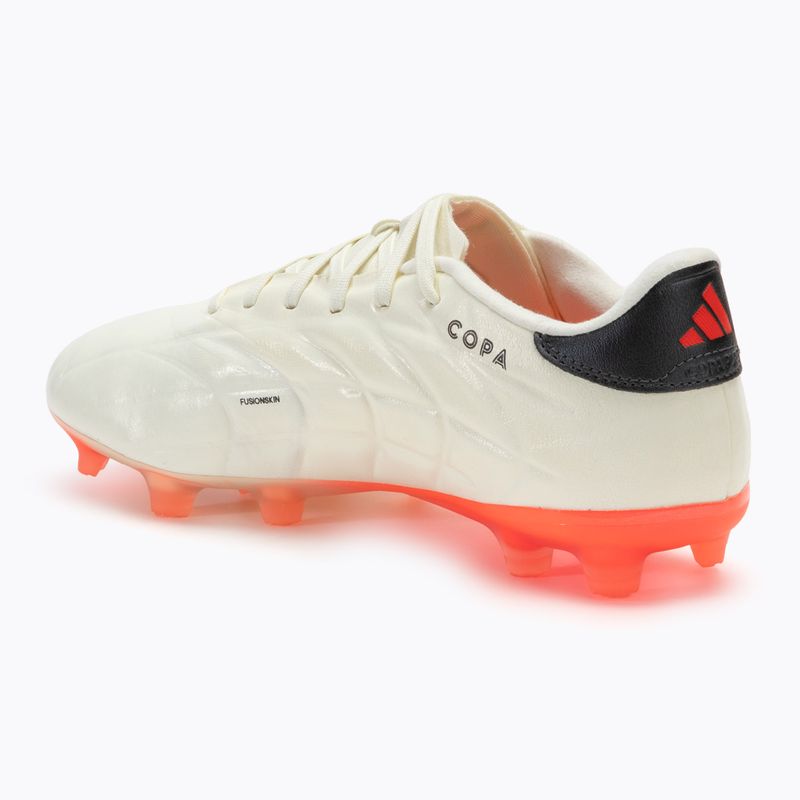 Pánske kopačky adidas Copa Pure II Pro FG slonová kosť/core black/solar red 3