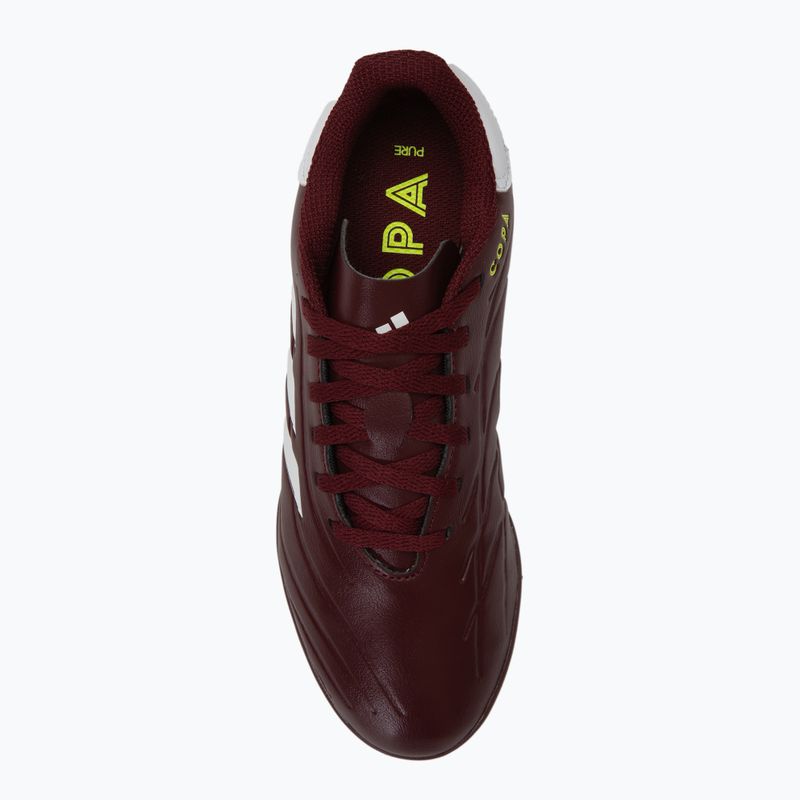 Detské kopačky adidas Copa Pure II Club TF shadow red/footwear white/team solar yellow 5