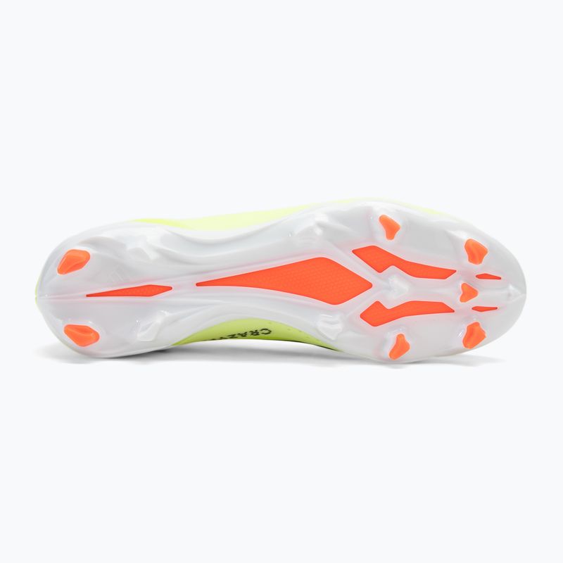 Pánske adidas X Crazyfast League FG tímové kopačky solar yellow/core black/cloud white 5