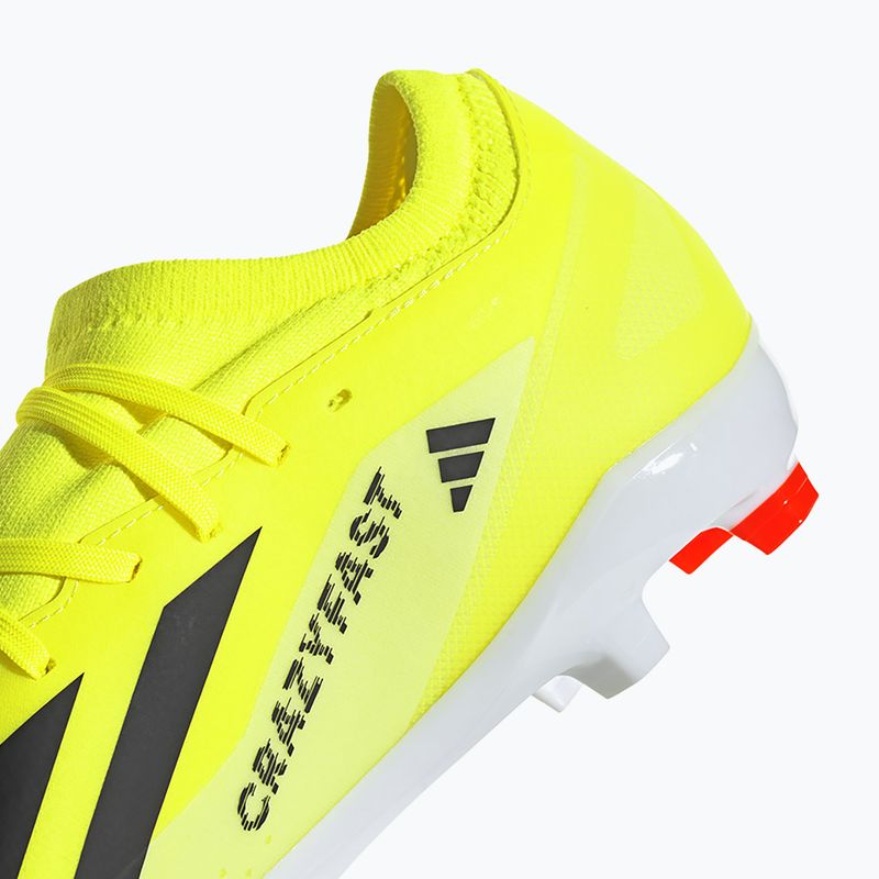 Pánske adidas X Crazyfast League FG tímové kopačky solar yellow/core black/cloud white 10