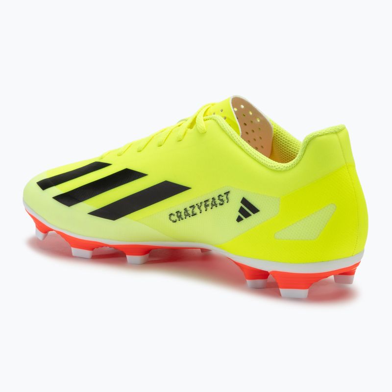 Pánske kopačky adidas X Crazyfast Club FxG team solar yellow/core black/cloud white 3