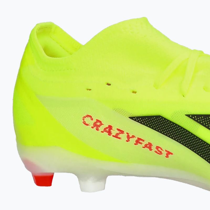 Pánske adidas X Crazyfast Pro FG tímové kopačky solar yellow/core black/cloud white 8