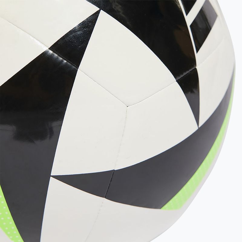 Futbalová lopta  adidas Fussballiebe Club biela/čierna/solárne zelená veľkosť 4 4