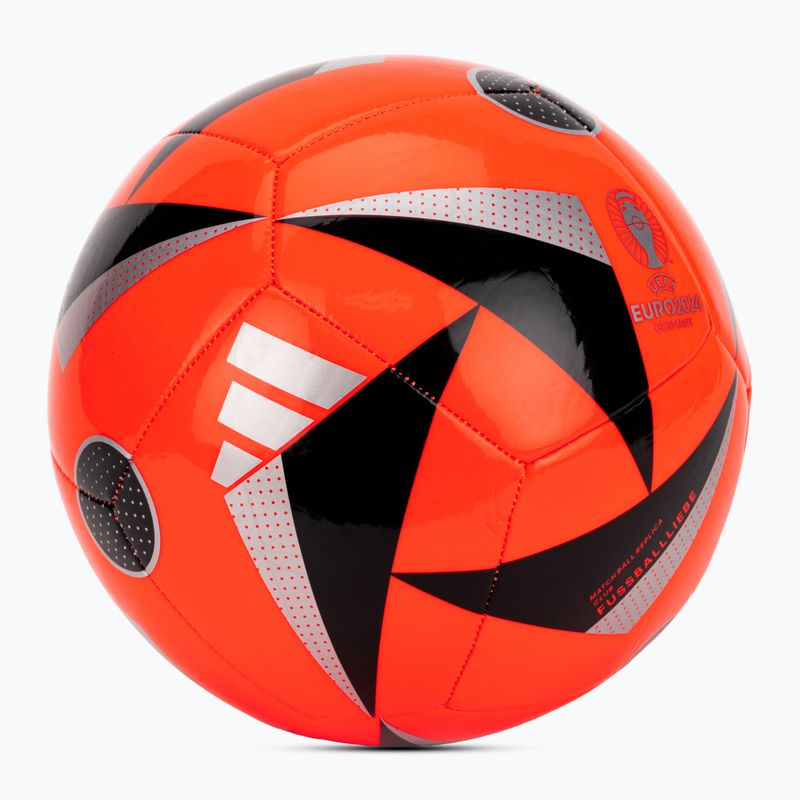 adidas Fussballiebe Club Euro 2024 solar red/black/silver metallic veľkosť 4 2