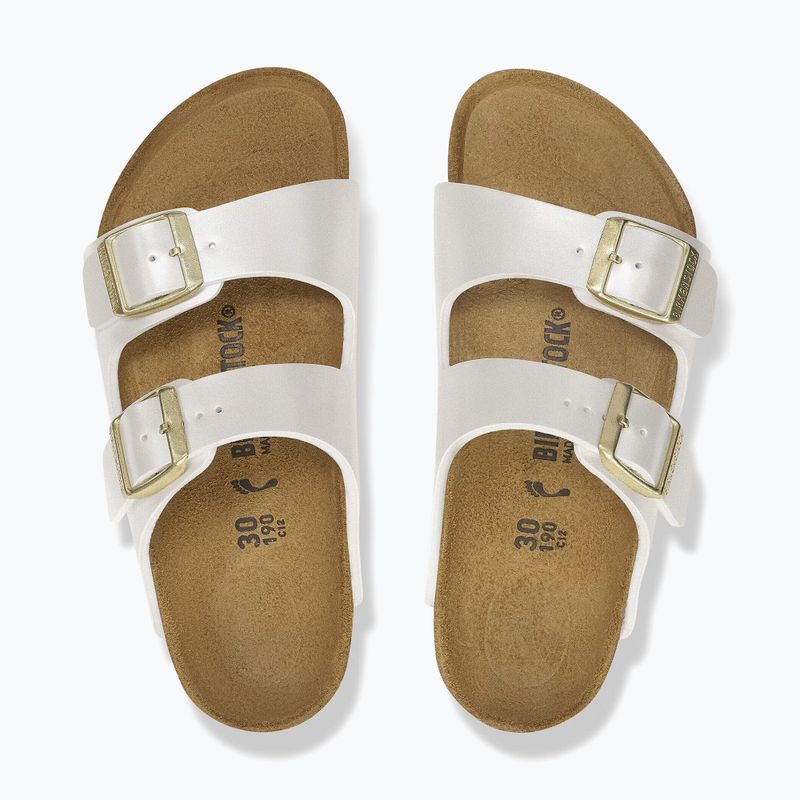Detské šľapky BIRKENSTOCK Arizona Birko-Flor Narrow electric metallic pearl 4