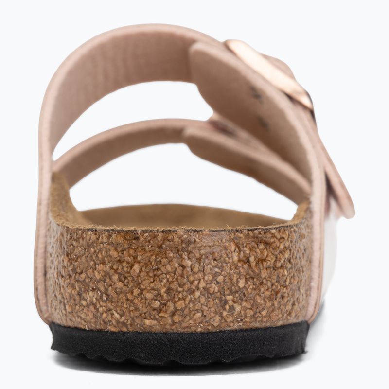 Detské šľapky BIRKENSTOCK Arizona Birko-Flor Narrow electric metallic copper hearts 6