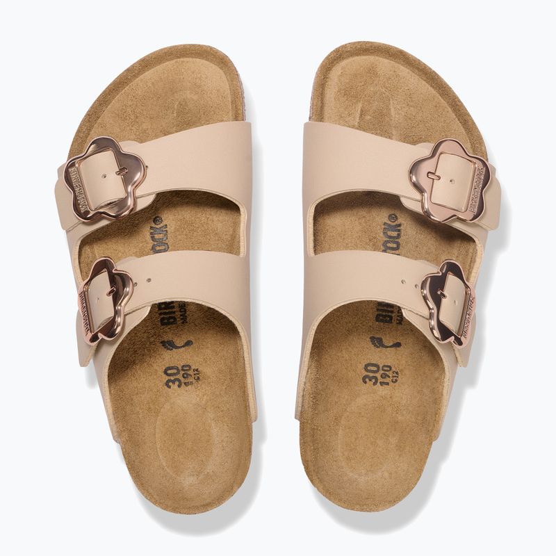 Detské šlapky BIRKENSTOCK Arizona Flowers Kids Birko-Flor sandcastle 3