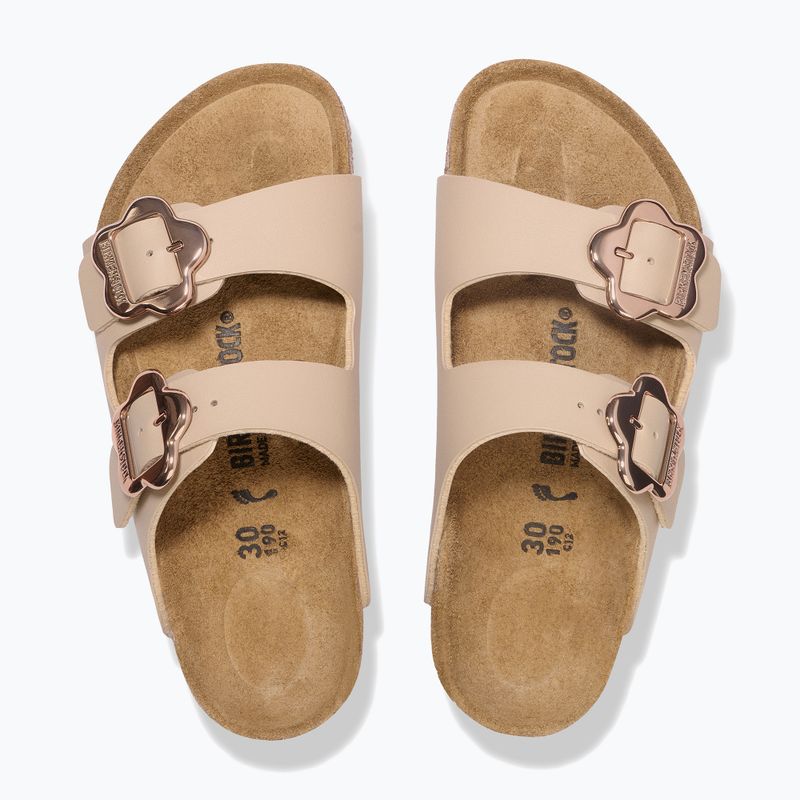 Detské šlapky BIRKENSTOCK Arizona Flowers Kids Birko-Flor sandcastle 3