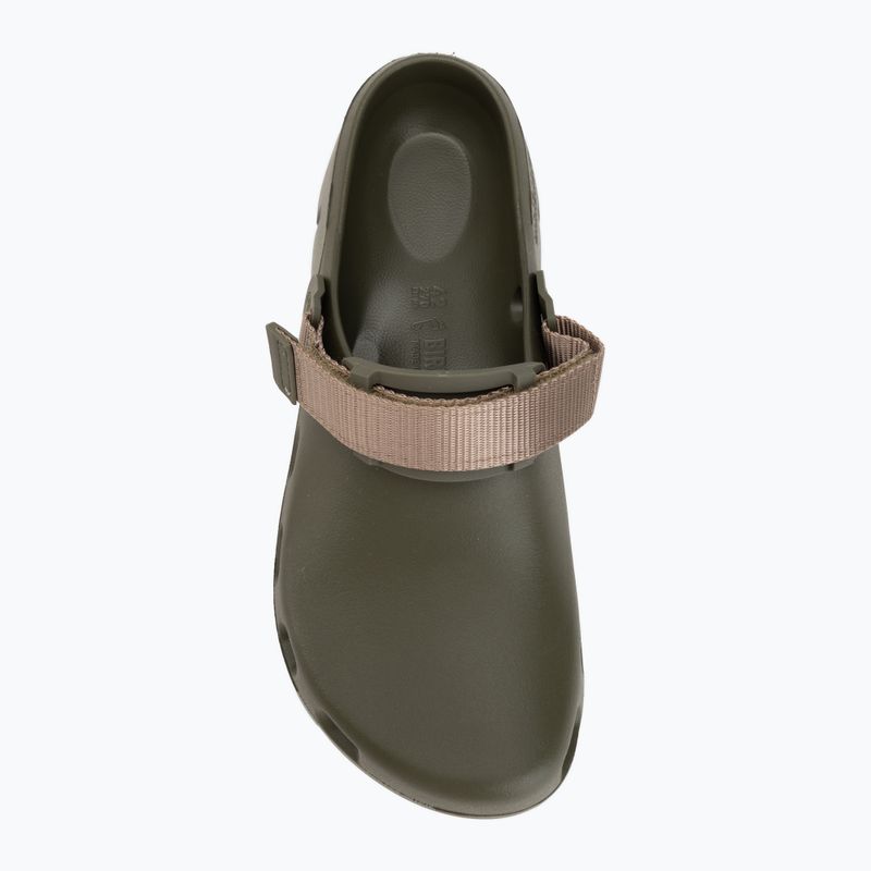 Šľapky BIRKENSTOCK Birki Flow TEX EVA Regular khaki/gray taupe 6