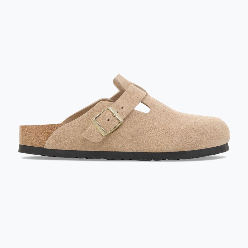 Šľapky BIRKENSTOCK Boston Suede Leather sandcastle 2