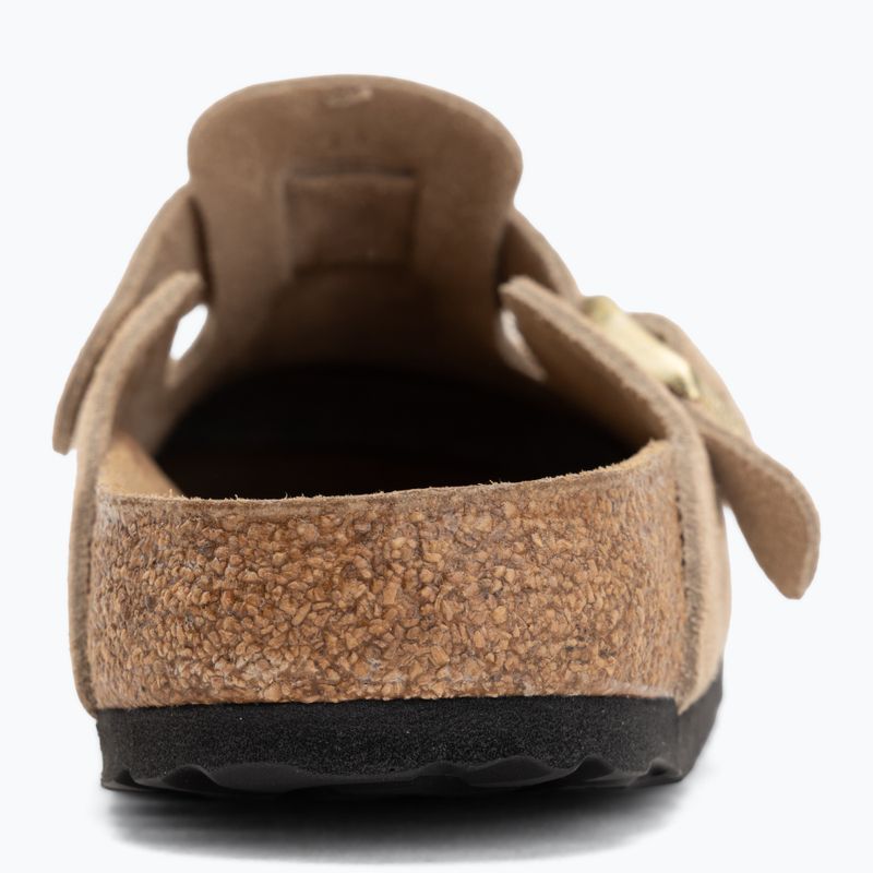 Šľapky BIRKENSTOCK Boston Suede Leather sandcastle 6