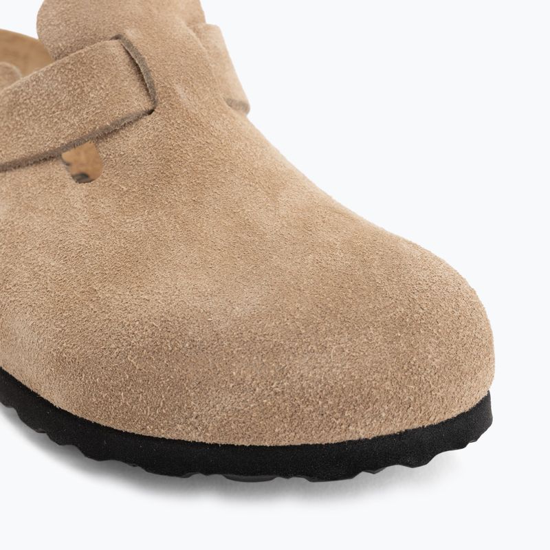 Šľapky BIRKENSTOCK Boston Suede Leather sandcastle 7