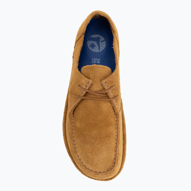 Topánky BIRKENSTOCK Utti Lace Suede Leather Narrow cork brown 5