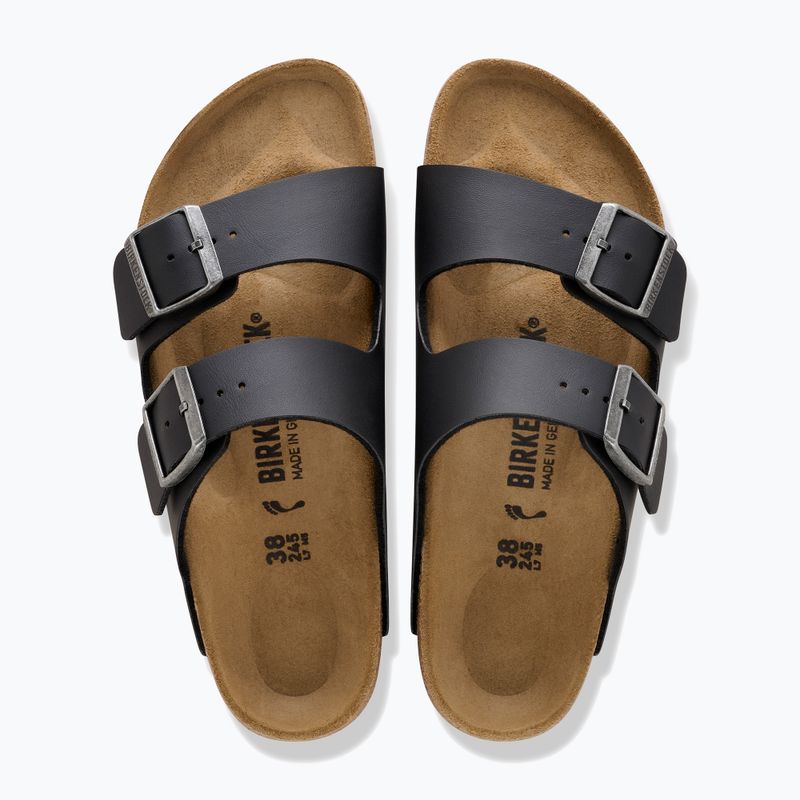 Šľapky BIRKENSTOCK Arizona Birko-Flor black/light gray 3