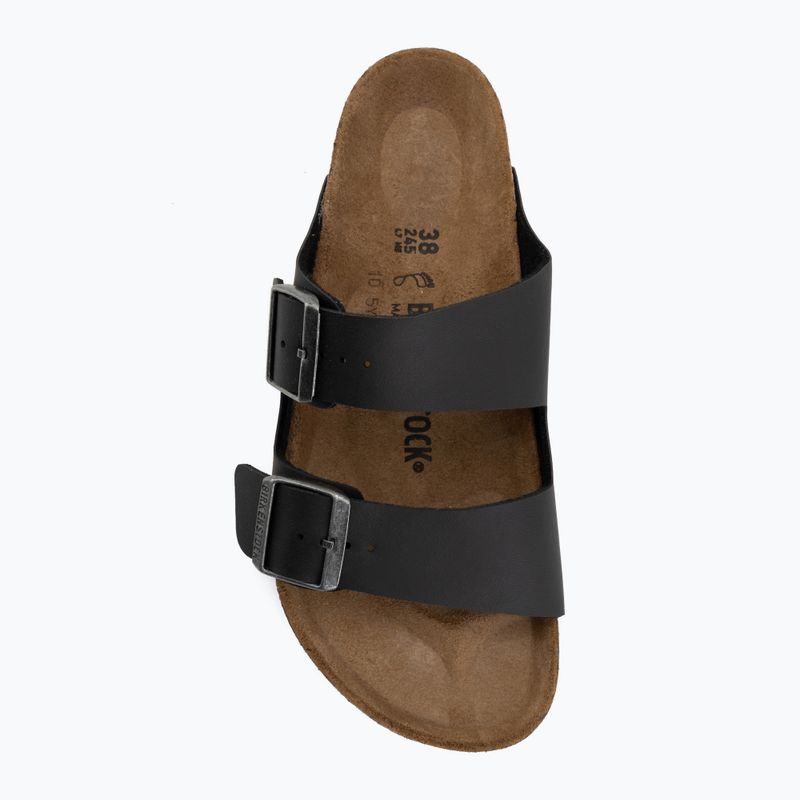 Šľapky BIRKENSTOCK Arizona Birko-Flor black/light gray 5