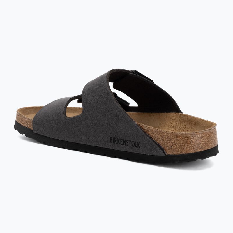 Šľapky BIRKENSTOCK Arizona BF Narrow velvet gray/black 3