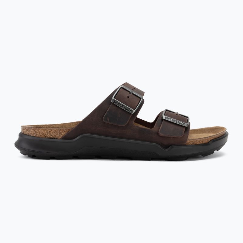 Pánske šľapky BIRKENSTOCK Arizona Crosstown Oiled Leather Regular habana/black 2