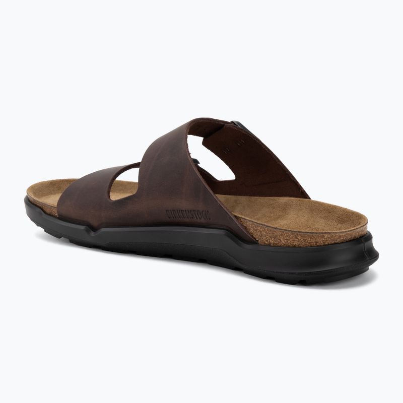 Pánske šľapky BIRKENSTOCK Arizona Crosstown Oiled Leather Regular habana/black 3