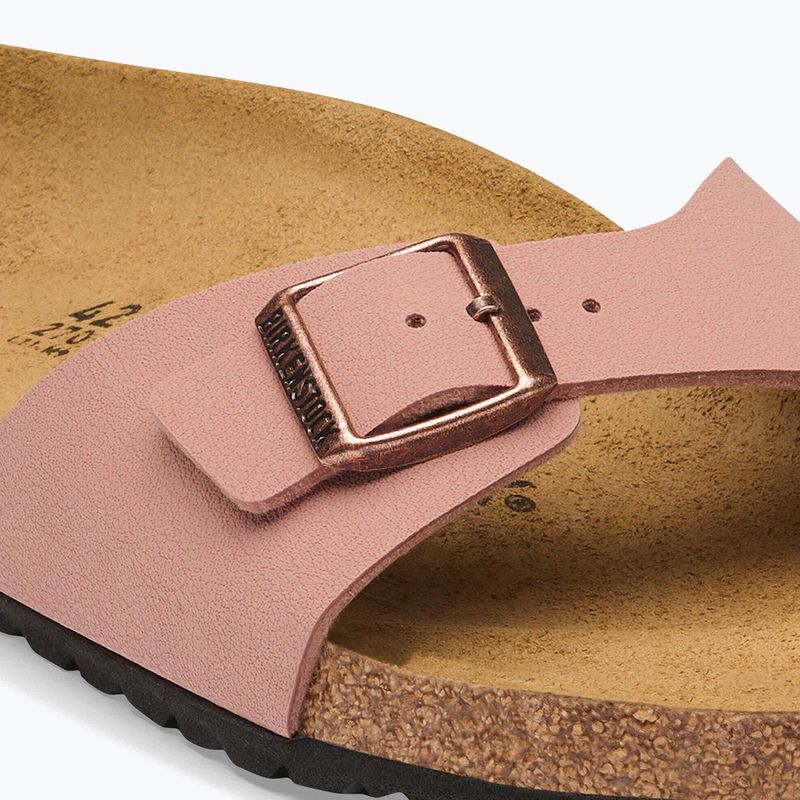 Dámske šľapky BIRKENSTOCK Madrid Birkibuc Úzke ružová hlinená 6